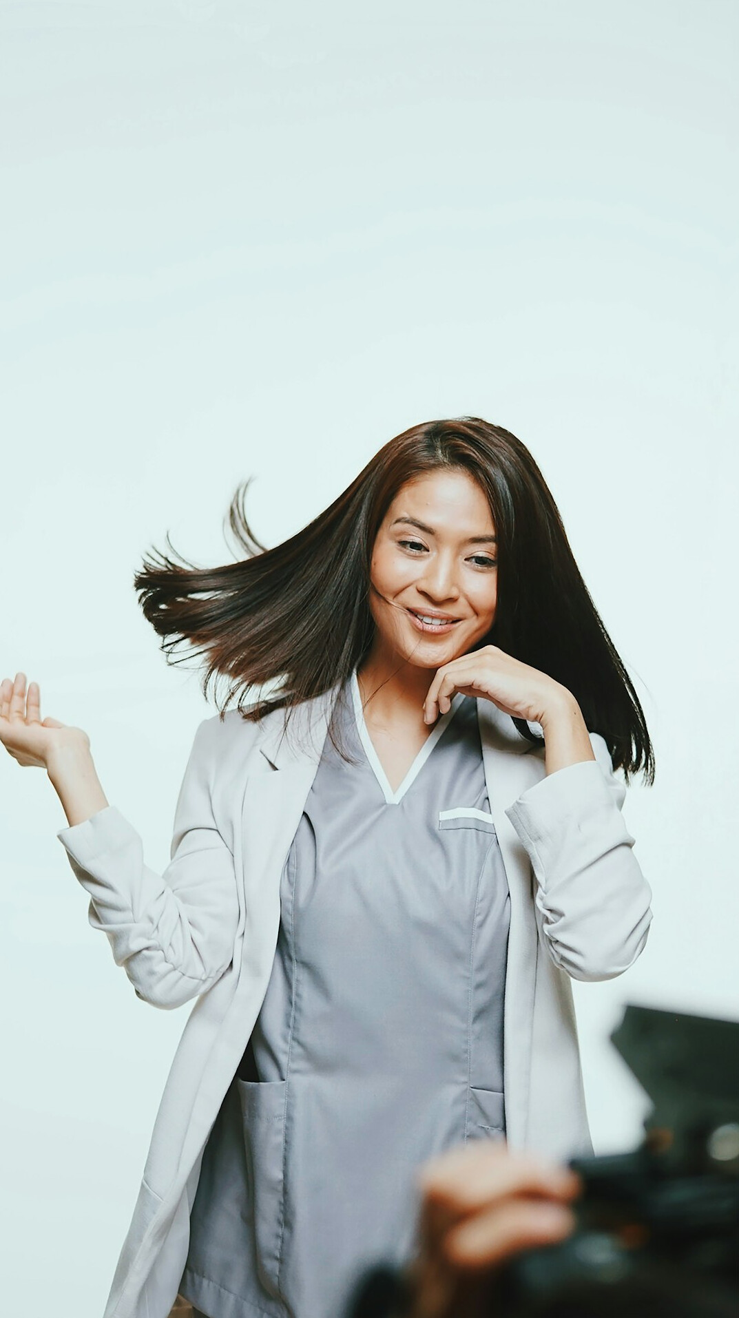 medical professional smiling