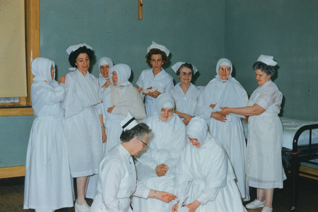 nurse training session